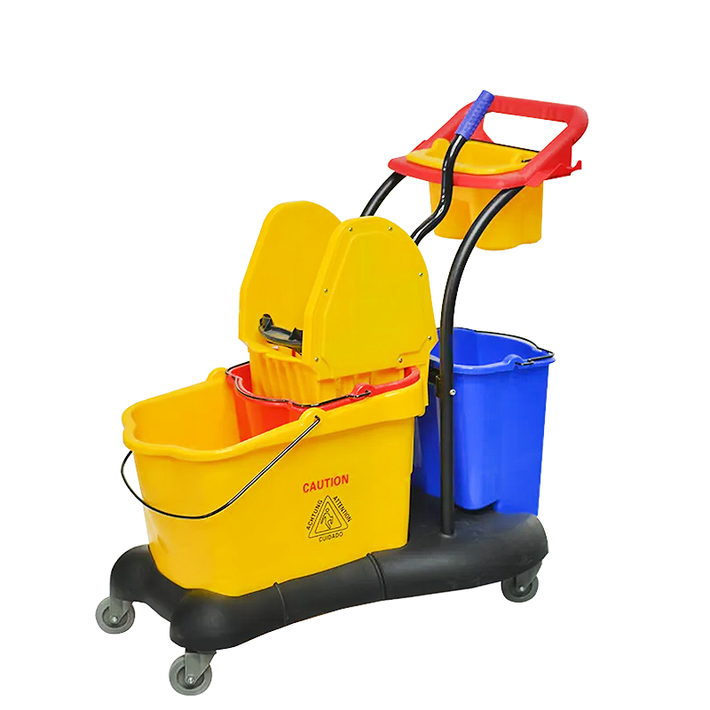 81L Hotel Cleaning Cart Bucket Mop Floor Cleaning Bucket Cart