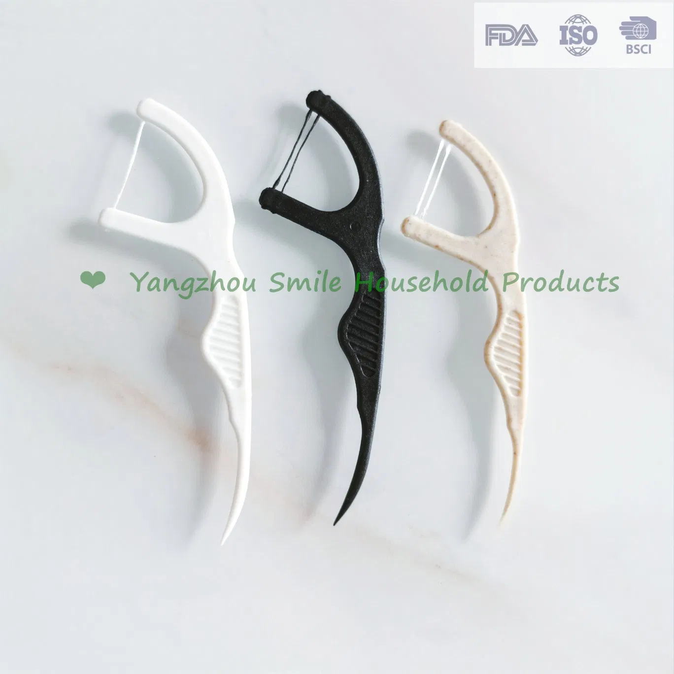 Corn Starch PLA Bidegradable Dental Floss Pick