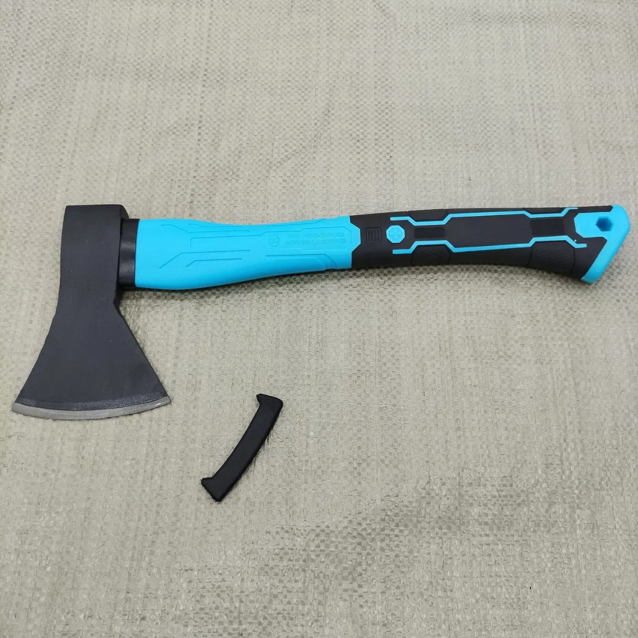 613 Type 500g 600g 800g Soft TPR Handle Flat and Chopping Head Polished Die Forged Steel Splitting Axes