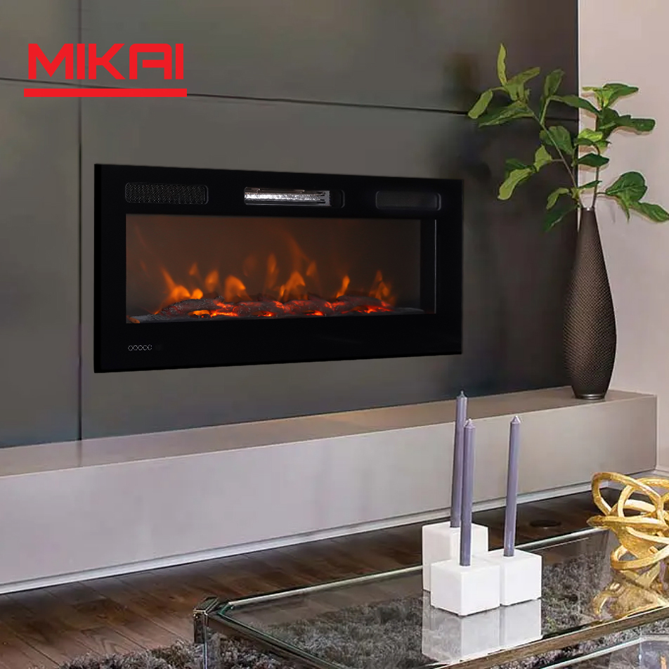 Wholesale High Quality Indoor Insert Modern Apartment Decor Electric Fireplace