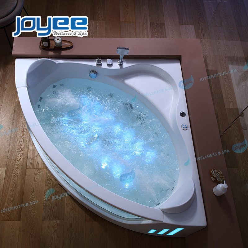 Угловая гидромассажная ванна Joyee для двоих