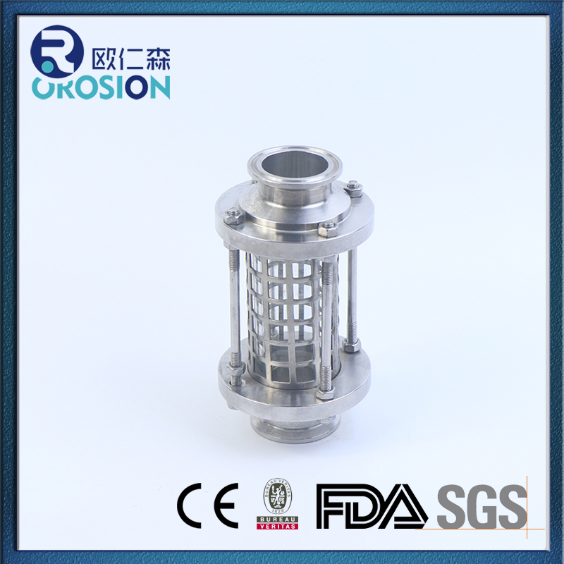 Durable Inox SS304 SS316 Clamped Straight Pipeline Sight Glass