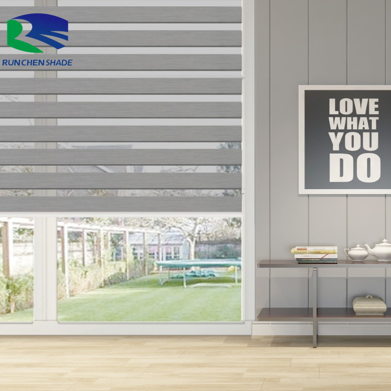 Electric Blackout Roller Blinds Smart Motorized Zebra Blinds