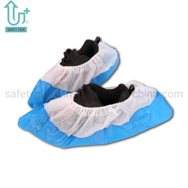 Disposable Non-Woven Fabric Slip Boot Shoecover PPE Protection CPE Shoes Cover