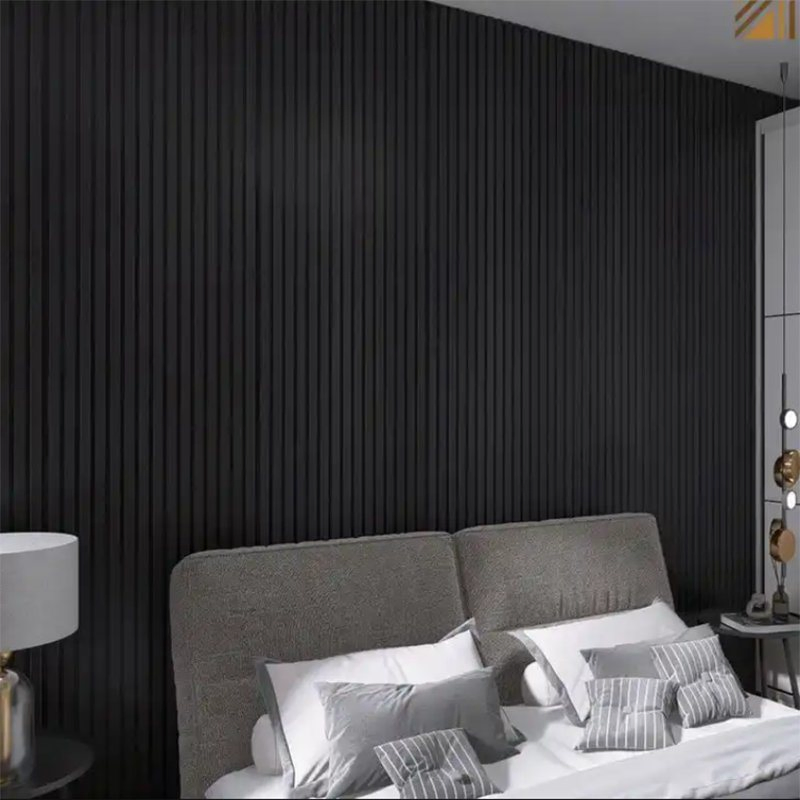 Akupanel Diffusion Wood Wall Slat Ceiling Soundproof Wall Polyester Wooden Acoustic Panels