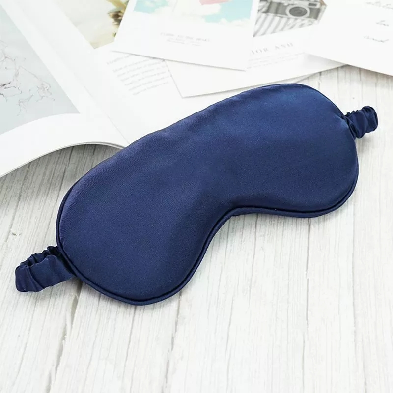 Sleep Eyeshade Pure-Colour with Loose Band Silk Eye Patch