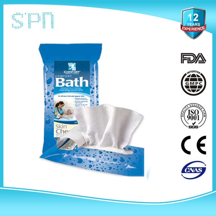 Special Nonwovens Compostable Lightly Fragranced Flushable Antibacterial Disinfect Soft Wet Wipe with Fresh Gentle and Effective