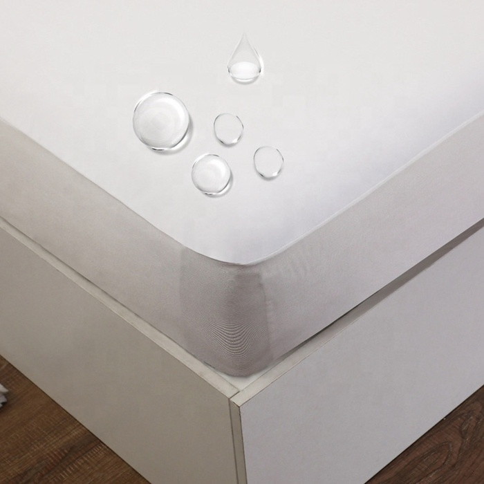White Cheap Bed Wetting Mattress Protector Waterproof Mattress Cover