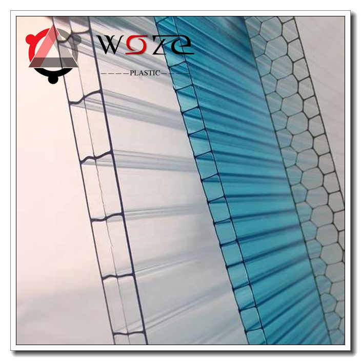High Impact Four Walls Polycarbonate Hollow Sheet Roofing Sheet