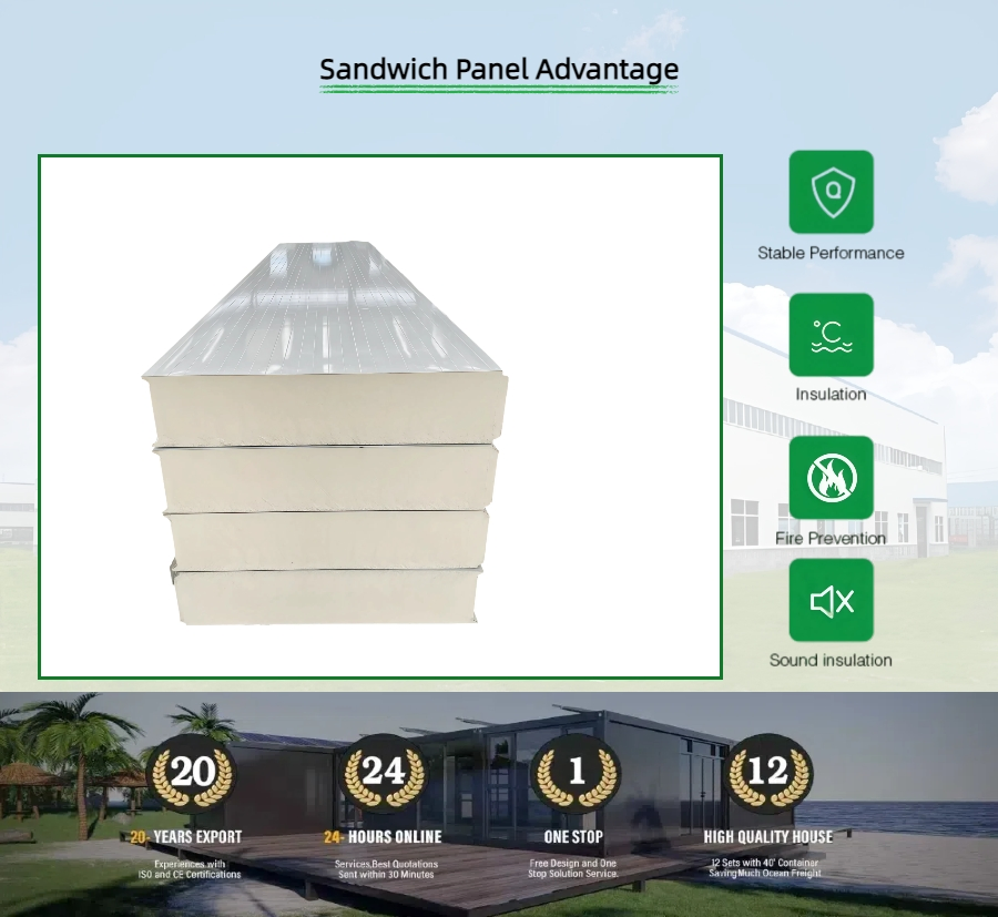 EPS Sandwich Panel for Hotel Extension Building Exterior Walls