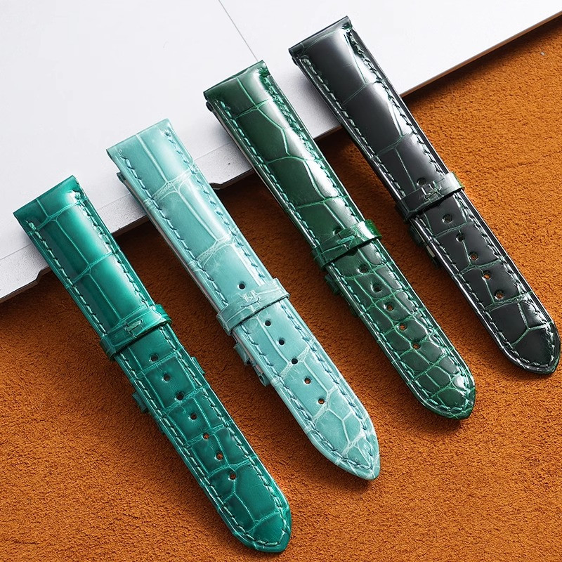 RC109 Designer Men Luxury Brand Smart Apple Watch Straps Women's Real Alligator Genuine Leather Luxury Strap