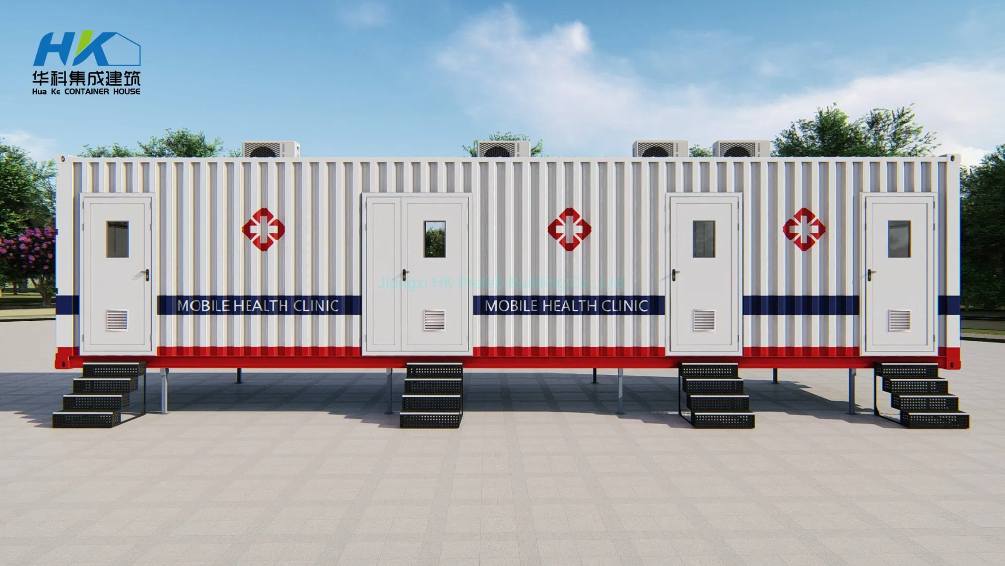 Prefab Steel Structure Mobile Nucleic Acid Testing Laboratory /Shelter /Clinic.