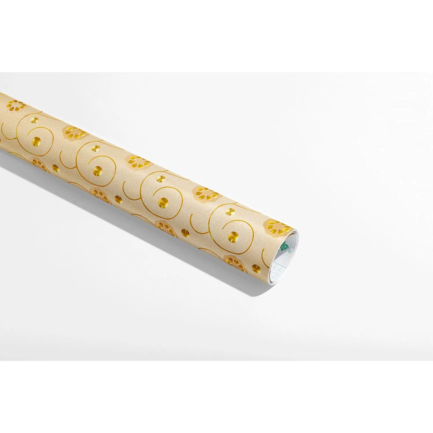 Octki Elegant and Generous Decorative Embossing Process Gold Wallpaper