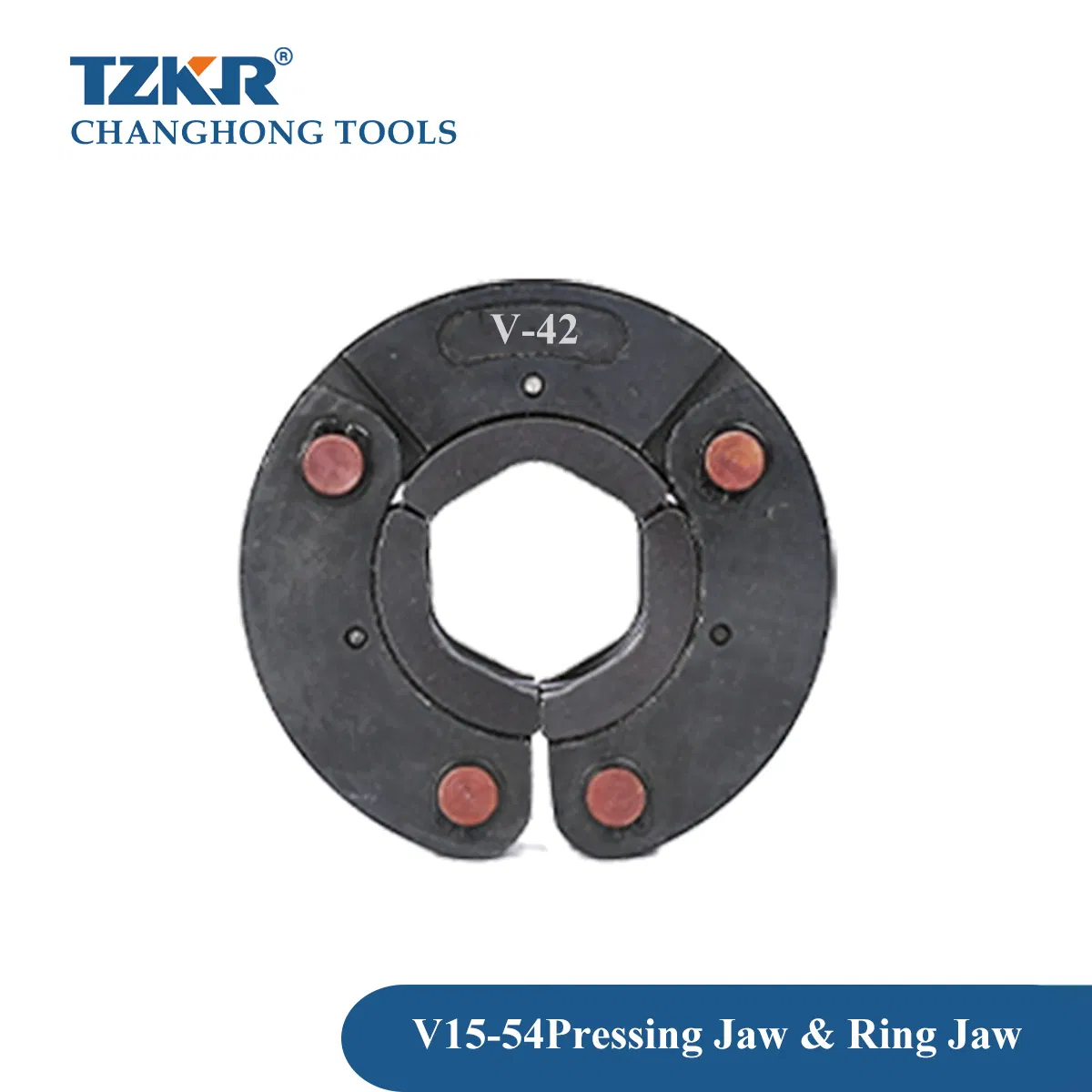 V Profile 15 to 54 8 Pieces Kit Actuating Adapter Ring Collar DIN Standard Pipe Press Jaw Crimping Tool