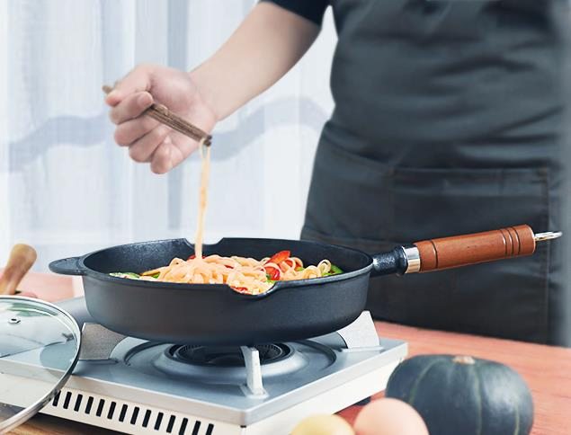 Cast Iron Cookware 22cm 24cm Cast Iron Non Stick Pan