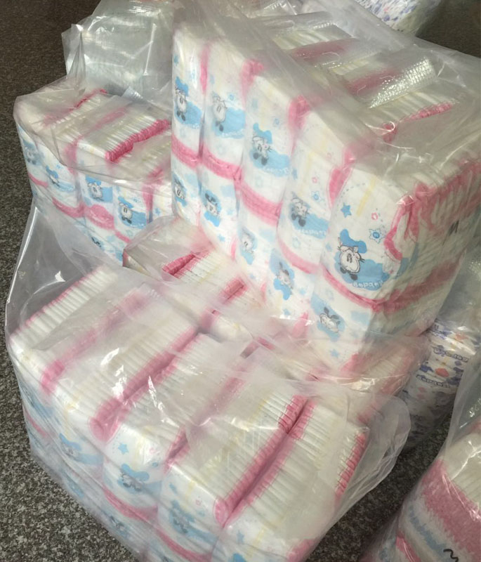 B Grade Baby Pull up Diaper with Sap Paper