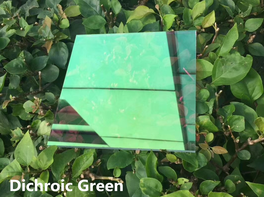 Vibrant 5mm and 6mm Dichroic Decorative Glass for Windows