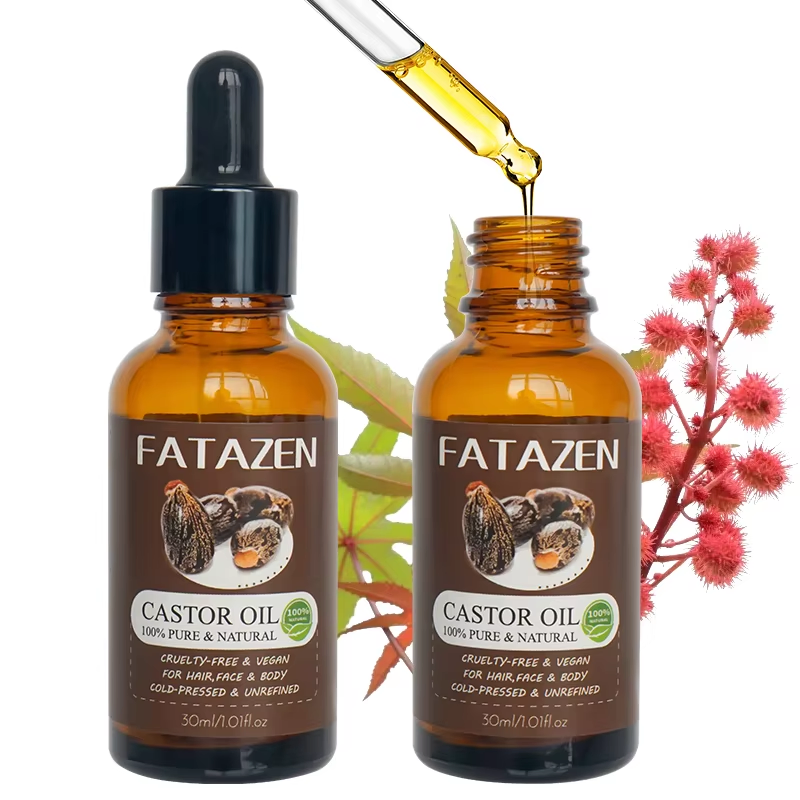 Private Label Natural Organic All Purpose Multifunction Oil Hair Beard Skin Care Strengthen Product Repair Castor Oil
