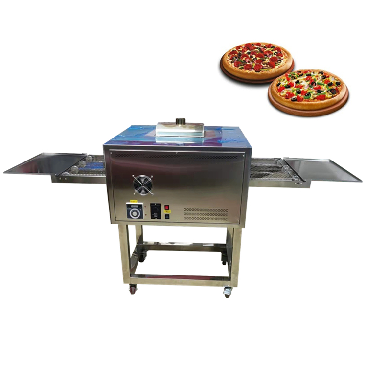 Automatic Portable Mini Electric Gas Conveyor Belt Pizza Oven Machine