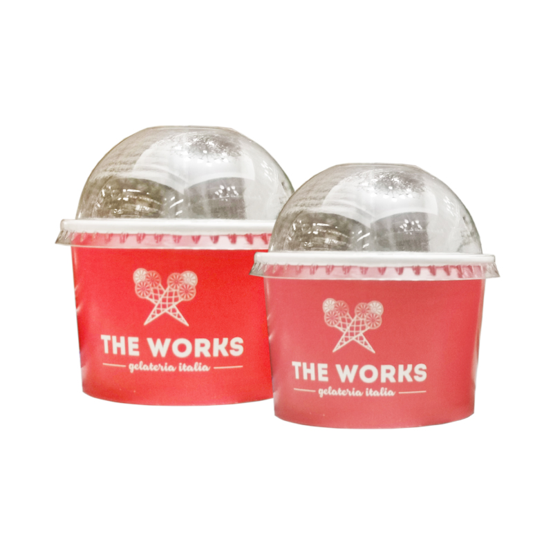 Customized Paper Cup Ice Cream Container 4 Ounce-8 Ounce