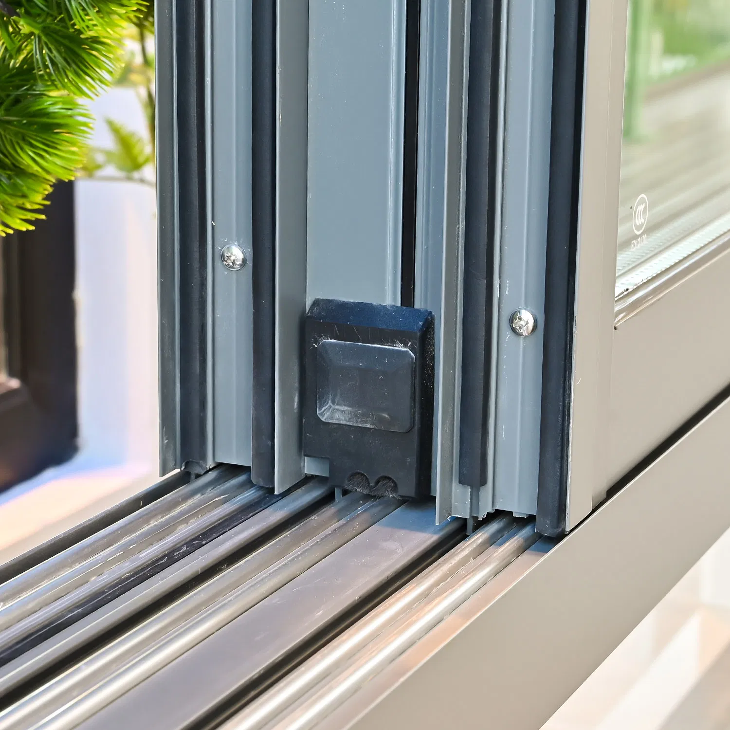 High Security Reinforced Locking System Tempered Safety Glass Balcony Sliding Window