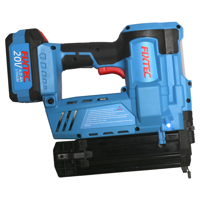 Fixtec Power Tools Framing 20V 2" Cordless Automatic Battery Air Nailer Stapler Nail Gun