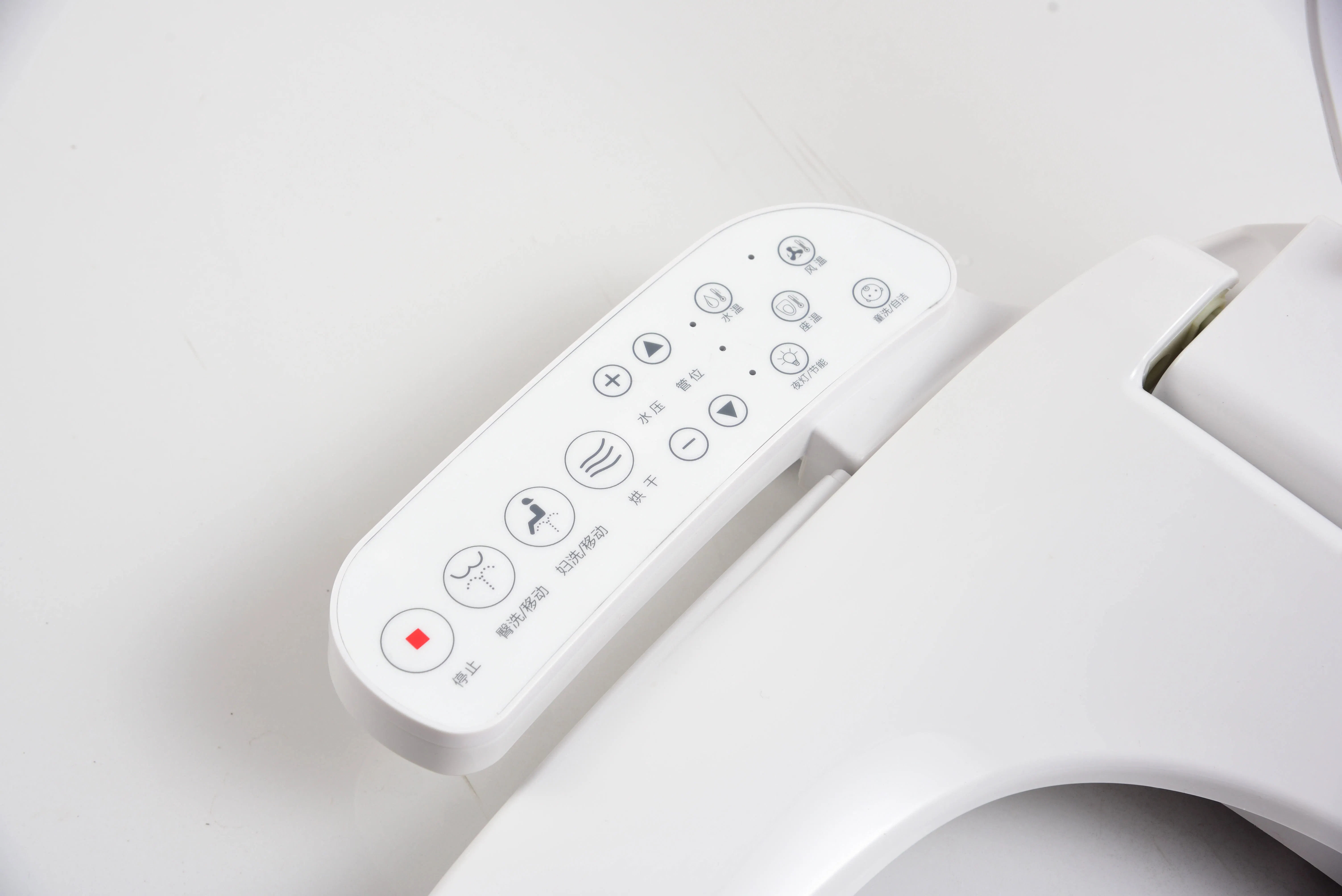 Electronic Smart Heated Seat Cover Sprayer Spray Toilet with Seat for Bathroom