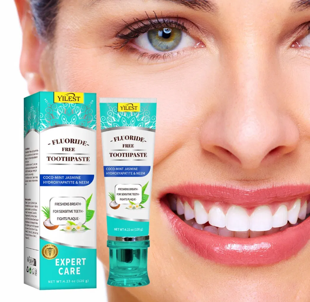 Strengthens Enamel Mint Flavor Fluoride-Free Hydroxyapatite Natural Toothpaste for Adults Sensitive Teeth Whietning Post Oil Pulling Toothpaste