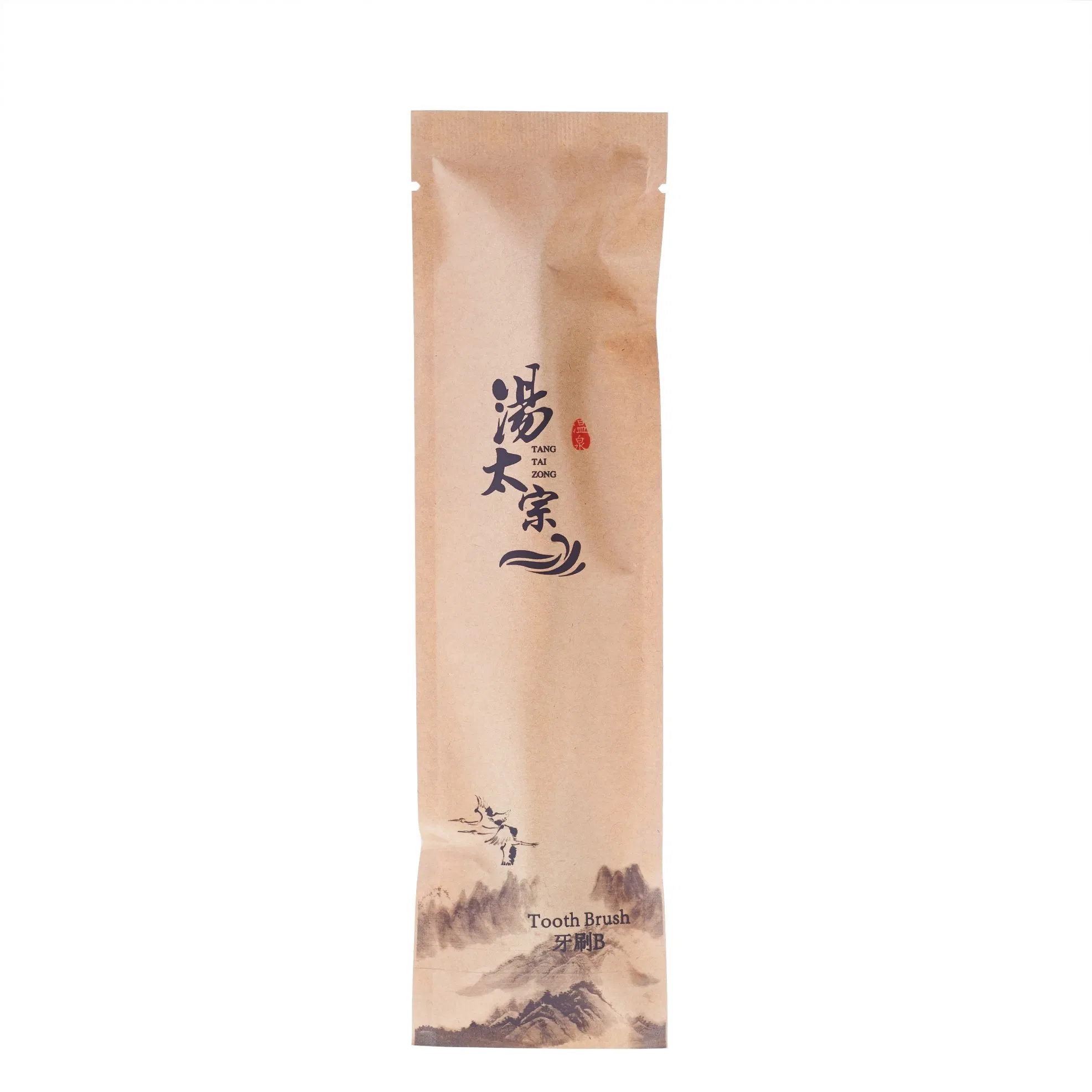 Travel Size Biodegradable Hotel Amenities with Kraft Paper Bag Packing