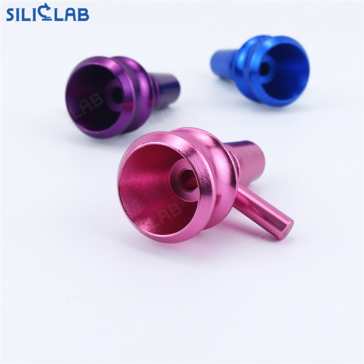 14mm Aluminium Alloy Smoking Bowl Pot for Smoking Tobacco Cigarette Bubber Water Pipe Accessories Style 1