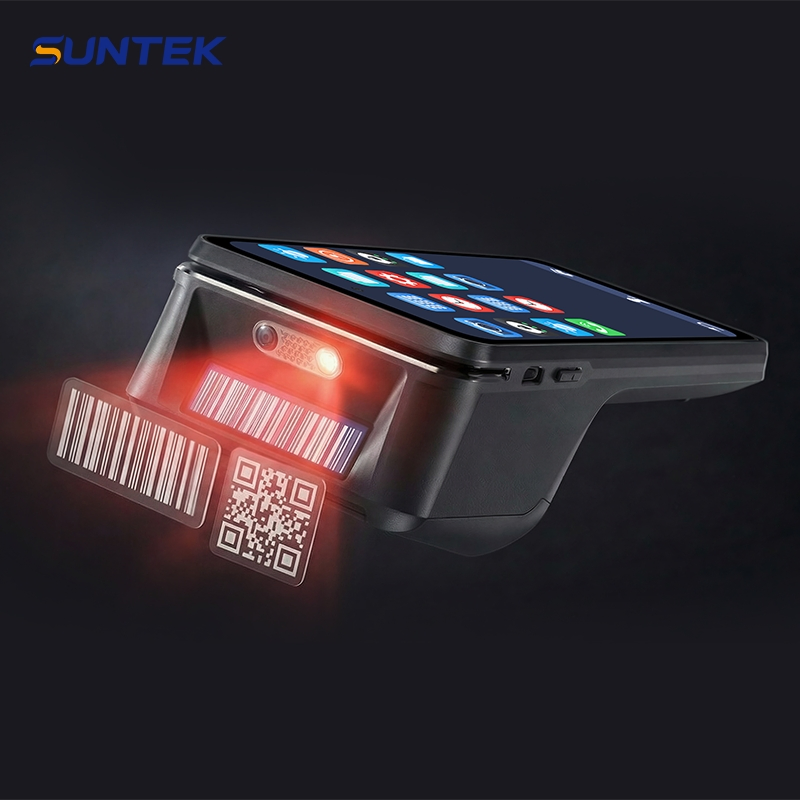 Android 15 All in One Smart Mobile POS Terminal Gms 6.75 2.4'' Lottery/Food Order Payment Terminal NFC Printer