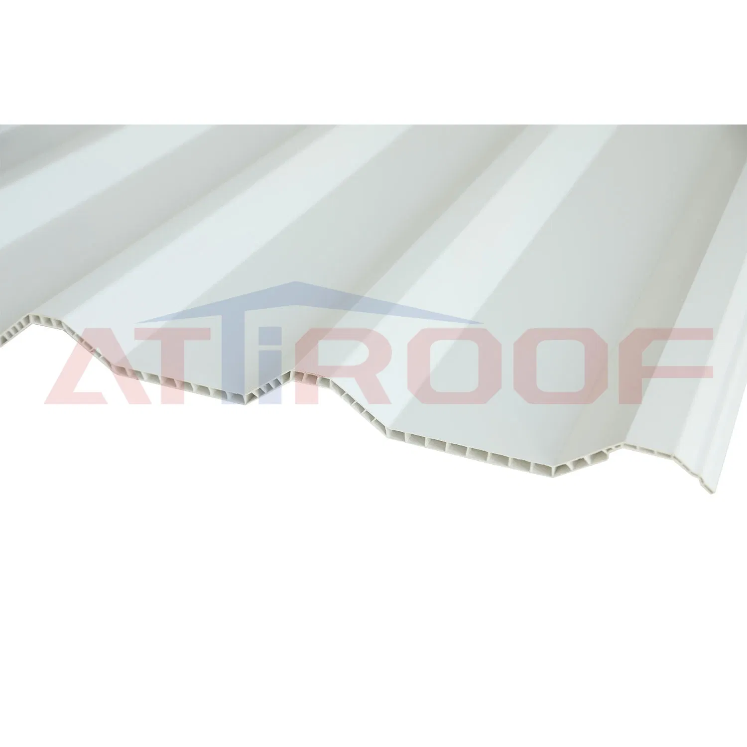 Anti-Corrosion High Wave 1075mm UPVC Roofing Sheet Customized PVC Roofing Sheet