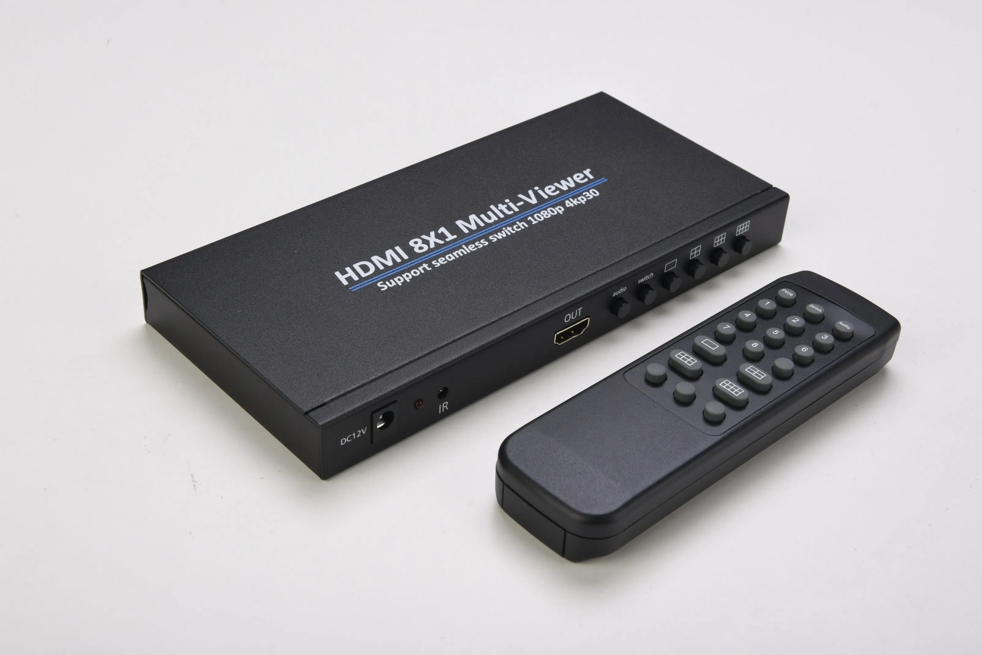 8-портовый HDMI-коммутатор с квадро-видео, Full HD 1080P