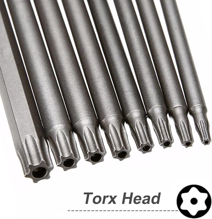 Premium Magnetic Tamper Proof Durable Strong Torx Screwdriver Bit Set