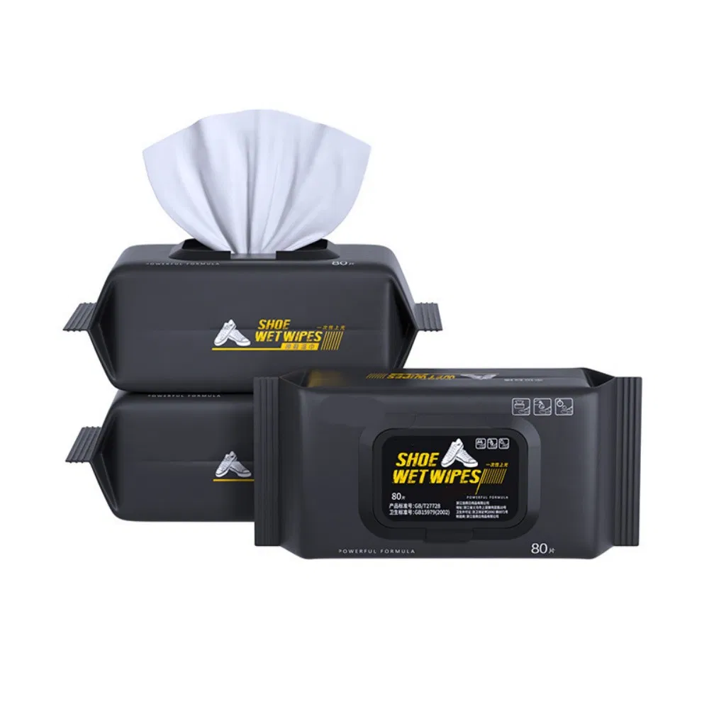 Factory Custom Disposable Shoe Wipes Sneaker Cleaner Shoe Toallitas Wet Wipes