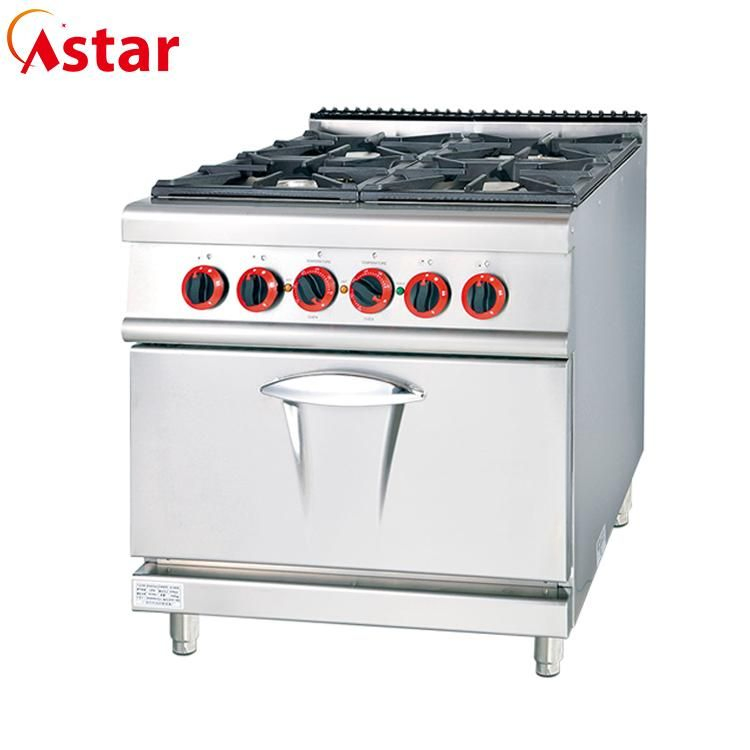 Газовая плита Astar с 4 конфорками и электрической духовкой