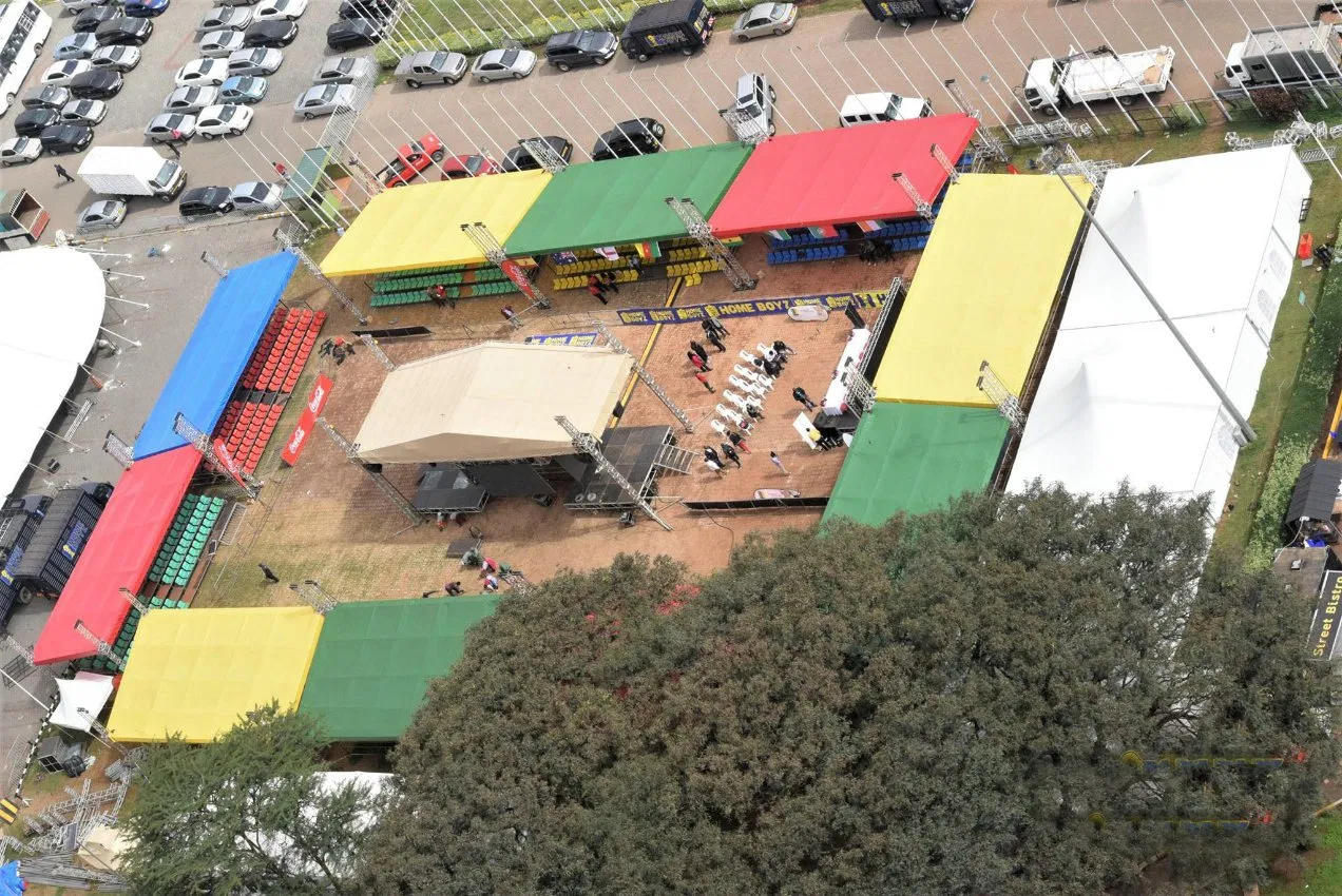 Fast Build Steel Dis Mountable Bleacher for Stadium Grandstand, Church, Concert Show with Plastic Seats