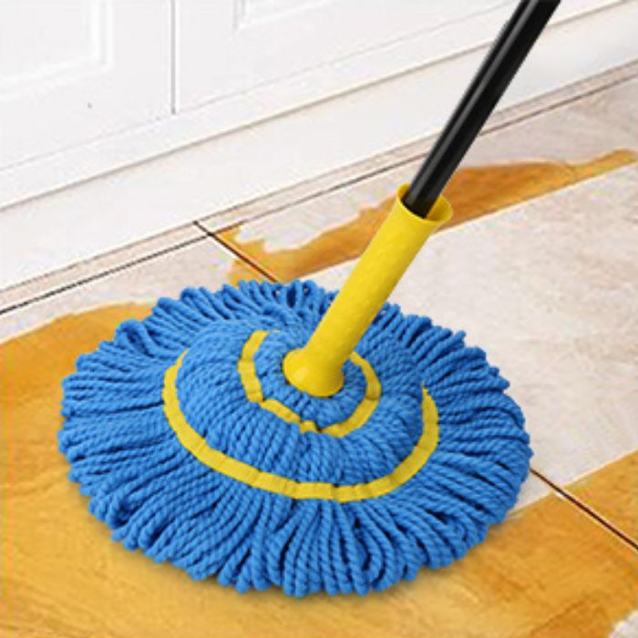 Швабра самоотжимная с микрофиброй для пола