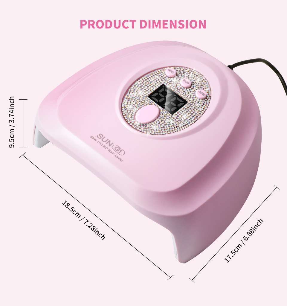 Professional USB Rechargeable UV LED Nail Lamp with CE and RoHS