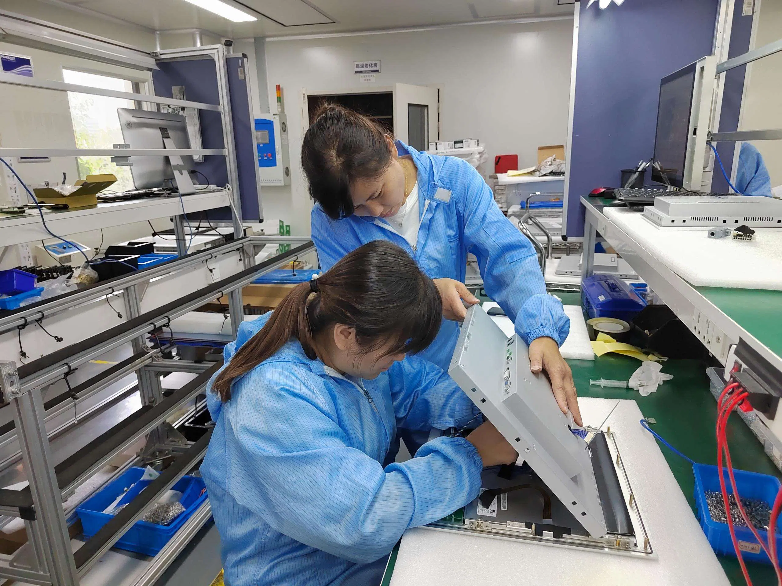 15.6 Inch Embedded Full HD LCD 1366 X 768 Capacitive Touch Screen Panel Industrial Monitor