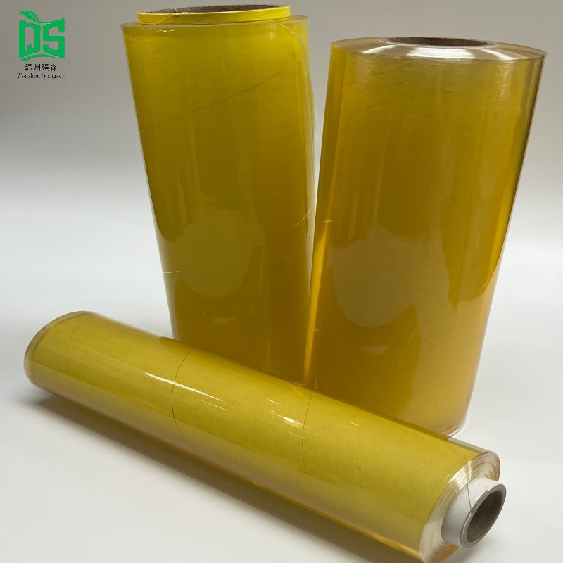 Heat Resistant Clear PVC Cling Wrap Roll Strong Stretch Film for Vegetables and Food Keep Fresh Wrap