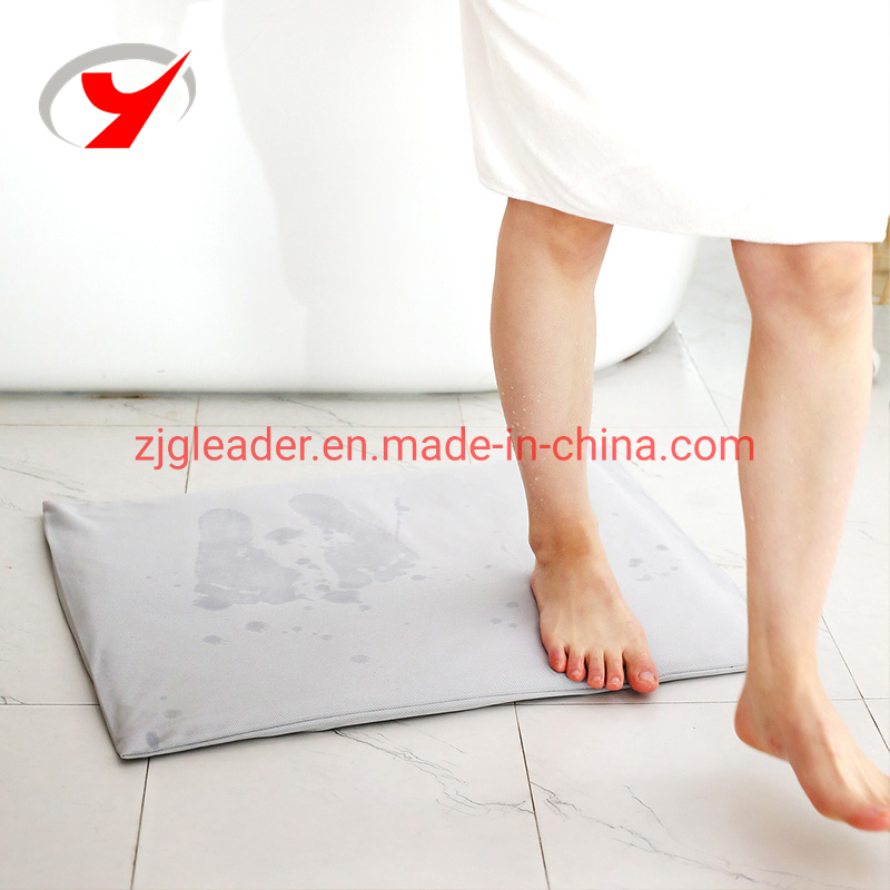 Zjgleader Diatom Mud Soft Mat Diatomaceous Earth Bath Mat