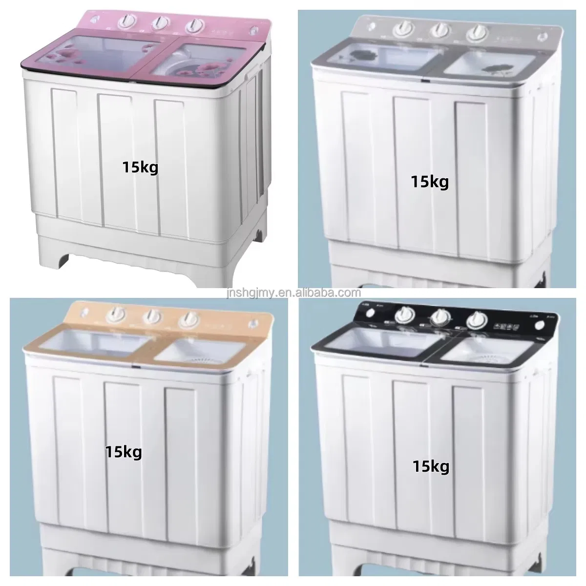 7kg 9kg 11kg 13kg 15kg Best Home Twin-Tub Semi-Automatic Laundry Washing Machine