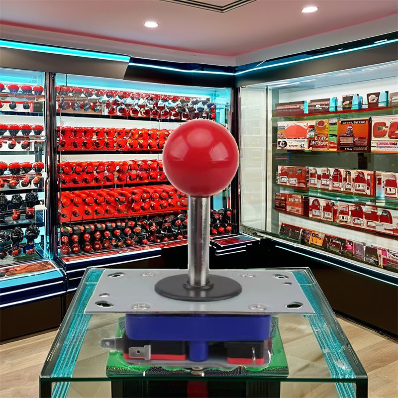 Arcade Machine Parts Red Balltop Game Stick Fighting Game Machine Joystick