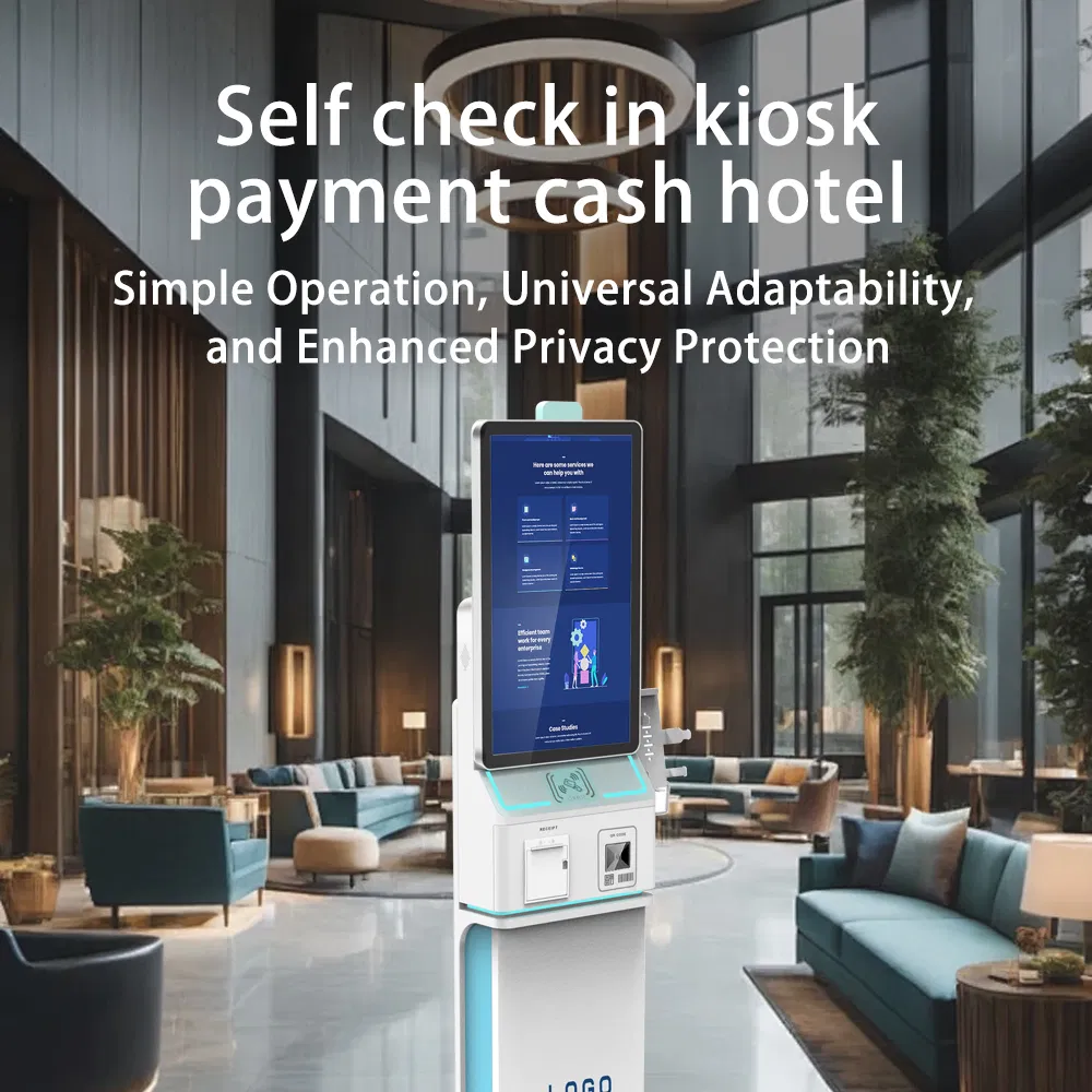 15+ Years of Manufacturer Experience in ODM/OEM Customized 21.5 23.8 32 Inch Receipt Printing Kiosk