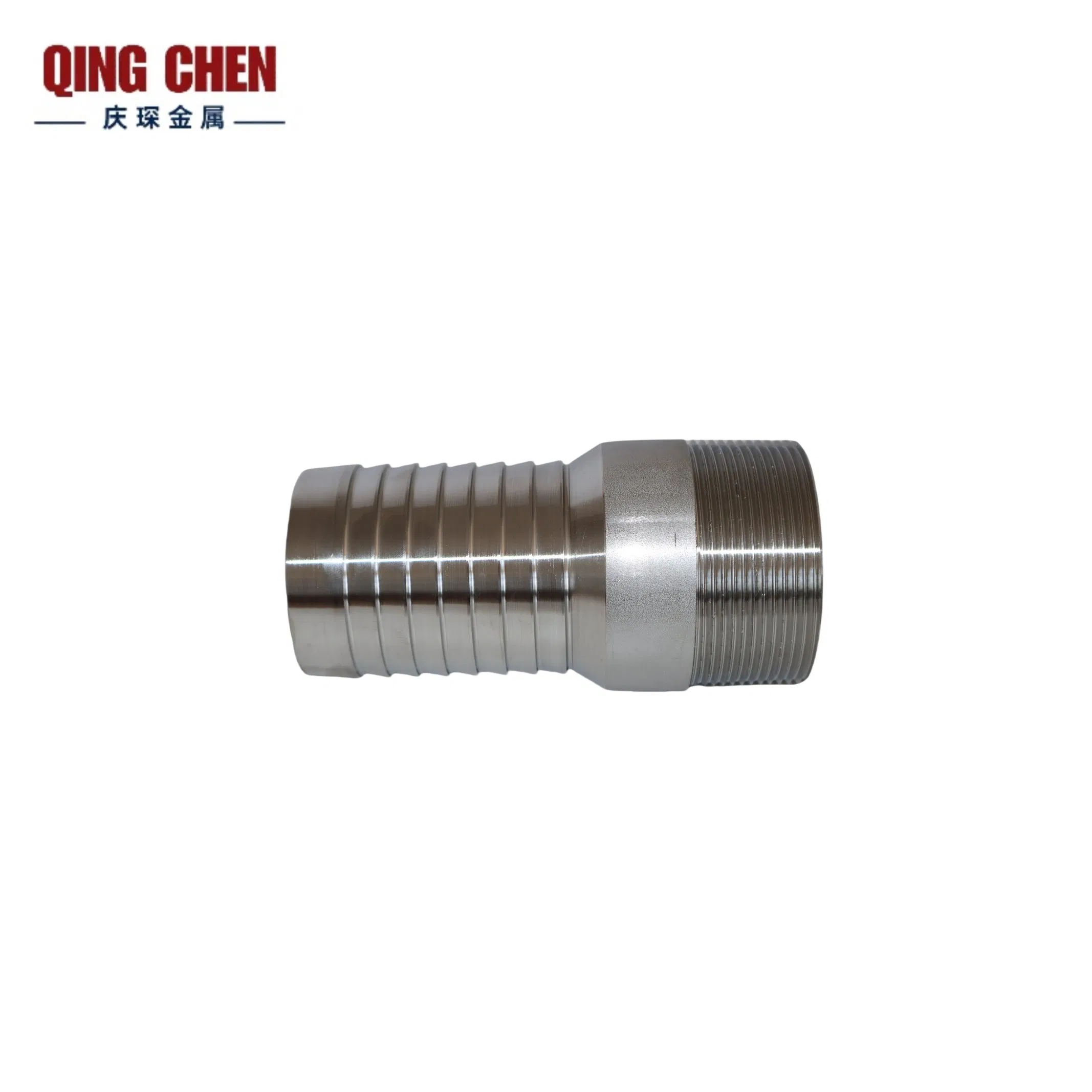 Stainless Steel Pipe Fittings 304 316 3" NPT/BSPT Hose Nipple