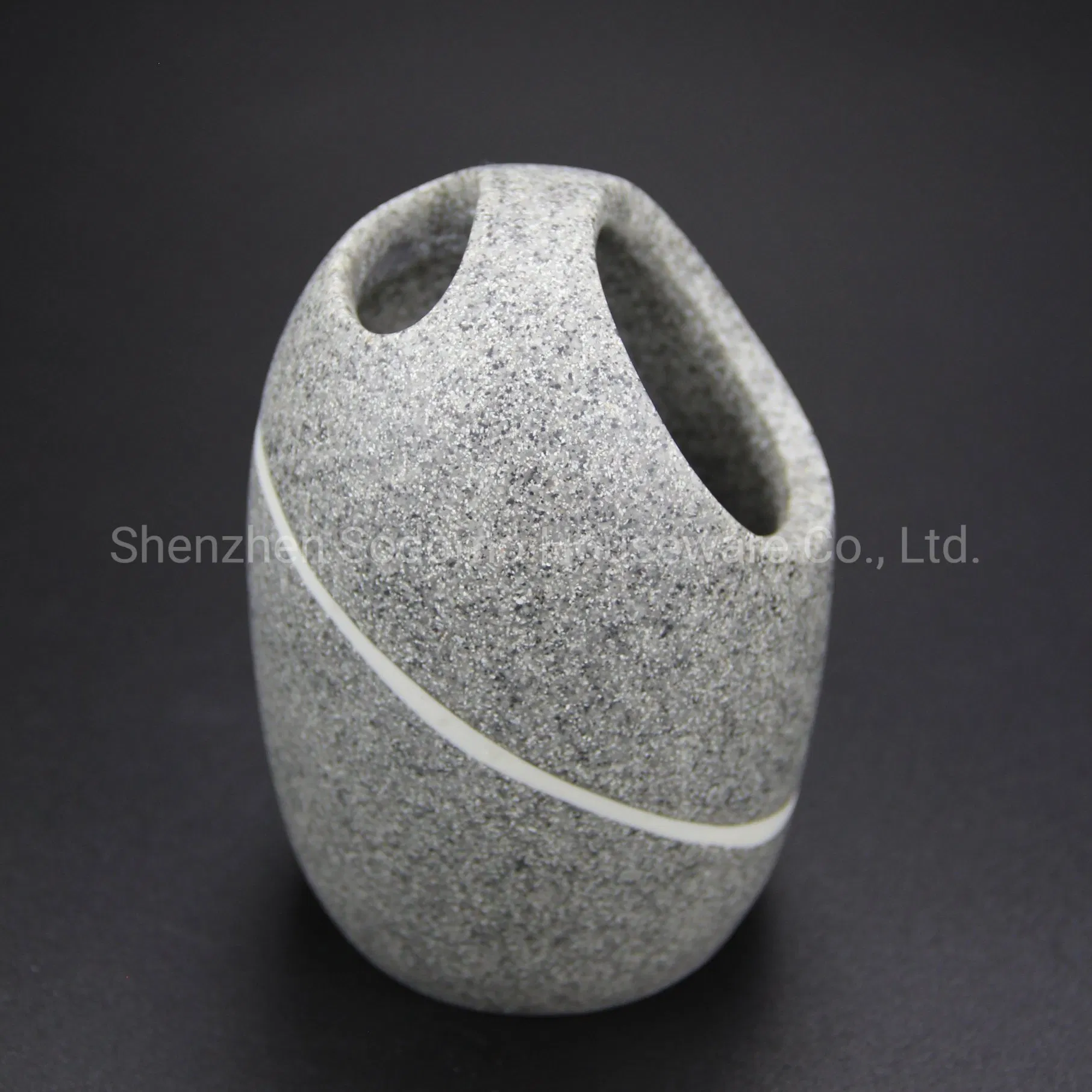 Factory Direct Household Items Polyresin Bathroom Accessory Toothbrush Holder