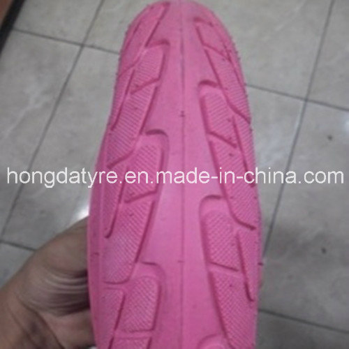 Детская велопокрышка розовая 24 дюйма