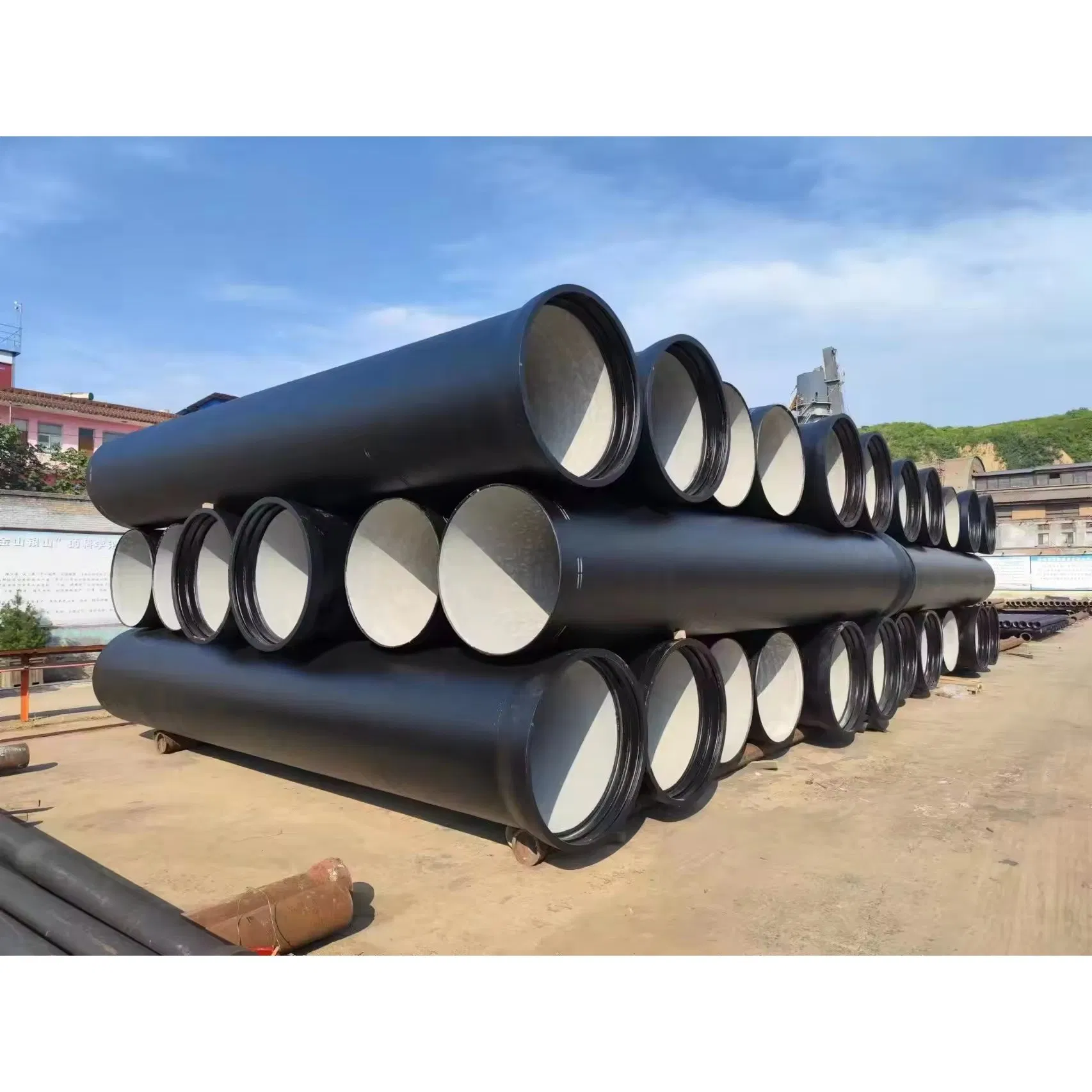 K9 Ductile Cast Iron Pipe DN100 Water Supply K7 Cast Iron Pipe Fittings Drainage Cast Iron Pipe