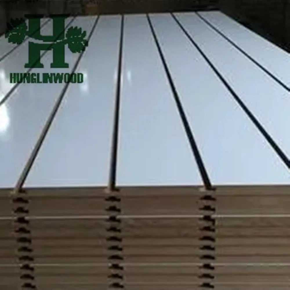 6FT*8FT Melamine Laminated Slat Slotted MDF Board